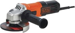 BLACK+DECKER Esmerilhadeira Angular 115mm, Lixadeira com Potência de 650W, Acompanha Disco de Corte e Desbaste, Modelo G650K5, 110V