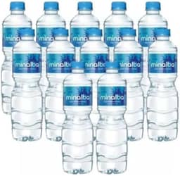 Água Mineral Natural sem gas Minalba, 510ml (12 Unidades)