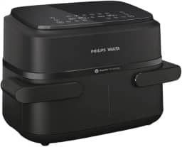 Fritadeira Airfryer Série 1000 Duplo Cesto 7,1L Philips Walita, 1850W, 2 anos de garantia, 110v - NA150/00