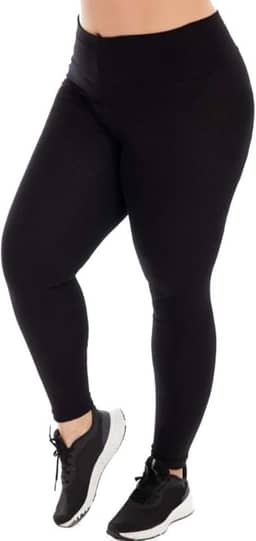 Calça Legging Plus Size Suplex Basica - Abafarto