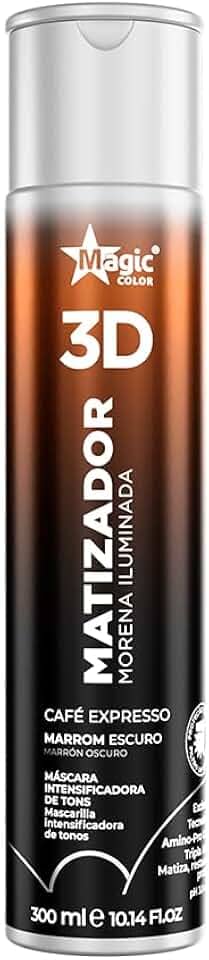 Gloss Matizador 3D Morena Iluminada Café Expresso Magic Color – Efeito Castanho Médio Marrom 300ml