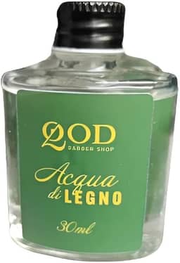 QOD Barber Shop Acqua Di Legno, Perfume Masculino Amadeirado, Fragrância Premium para Homens, 30ml