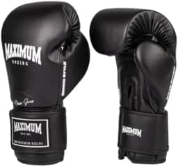 Luva De Boxe E Muay Thai Maximum New Classic Black 12OZ