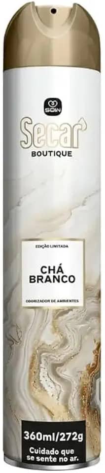 ODORIZADOR DE AMBIENTES SECAR BOUTIQUE CHA BRANCO 360ML
