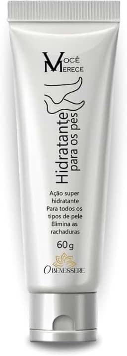 Hidratante para os Pés – Ureia + Ácido Salicílico | Hidratação Intensa e Reparação de Rachaduras | 60g | O Benessere Nutrition
