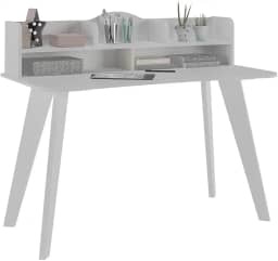 Escrivaninha com nichos SOFIA cor Branco - Artely