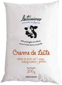 Creme De Leite Uht Leitíssimo 200g 20% De Gordura Kit 10 Un