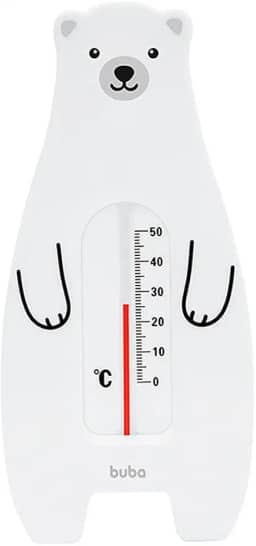 Buba Termometro De Banheira Urso Branco
