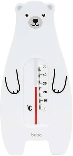 Buba Termometro De Banheira Urso Branco