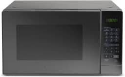 Forno micro-ondas - capacidade de 20 litros, potência de 700 watts, porta com acabamento espelhado prateado, voltagem de 127 volts, especialmente adequado para casas pequenas e apartamentos.