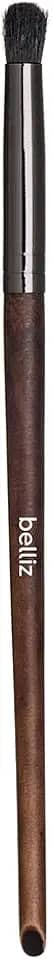 Pincel Wood Sombra para Côncavo, Belliz, Marrom/Cinza/Preto