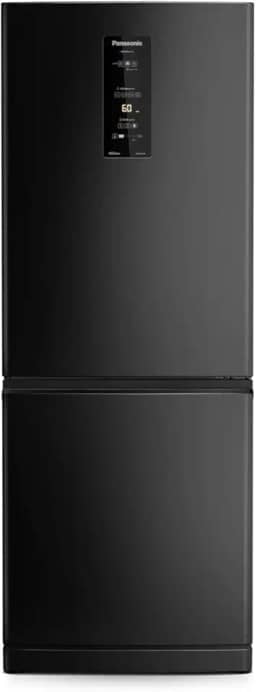 Geladeira Panasonic BB64 Black Inox Inverse Frost Free 460L Inverter A+++ - NR-BB64PV1B 127V