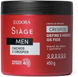 EUDORA, EUDORA SIAGE MEN CREME DE PENTEAR CACHOS E CRESPOS 450g