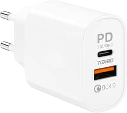 Carregador Universal Turbo 40W USB + Tipo C Quick Charge 4.0 e Power Delivery 3.0 Bivolt 9.1A – Compatível com iPhone, Android, Xiaomi e Todos os Dispositivos USB-C/USB-A