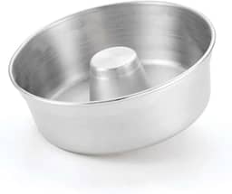 Forma de Bolo Nº 24, Aluminio Oliveira, Prata