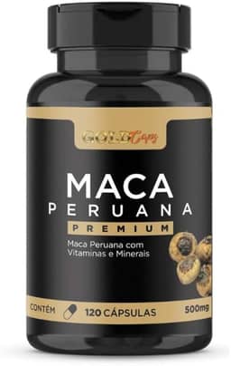 Maca Peruana Original Com Vitaminas e Minerais 120 Cápsulas