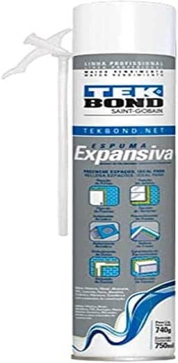 Espuma Expansiva de PU 740 gramas -Uso Profissional