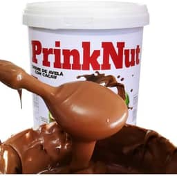 Creme de Avelã com Cacau PrinkNut 1kg - Delicioso e Cremoso, Chocolate Perfeito para Pães, Bolos e Sobremesas. Sem Glúten, Com Avelãs Selecionadas e Cacau de Qualidade, Semelhante a Nutella Com Extrema Qualidade