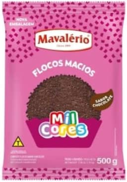 FLOCOS CHOCOLATE 500G MAVALÉRIO
