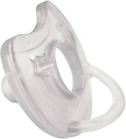 ZKMAGIC Chupeta Premium Soft 100% Silicone Rn Bico Redondo Tam1 (0 A 6 Meses) Marca Sonne Transparente