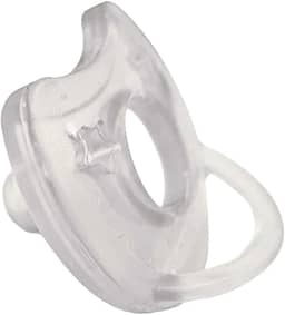 ZKMAGIC Chupeta Premium Soft 100% Silicone Rn Bico Redondo Tam1 (0 A 6 Meses) Marca Sonne Transparente