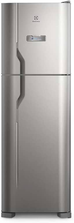 Geladeira Electrolux Frost Free 400L Efficient Turbo Freezer Duplex Inox Look (DFX44) 220 V