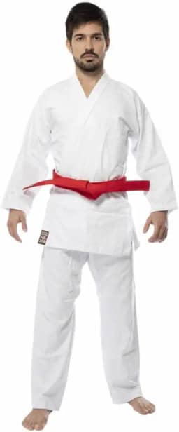 13164 Kimono Haganah Karate Reforçado Branco Adulto Hkk