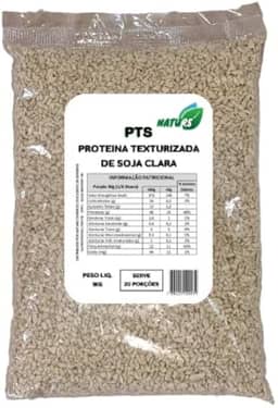 PTS Carne de Soja Vegana 1kg - NATURS (Granulada Clara 1Kg)