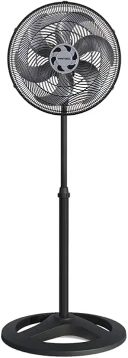 Ventisol Ventilador de Coluna Oscilante, Turbo 6 Pás Premium, Preto, 40cm, 127V