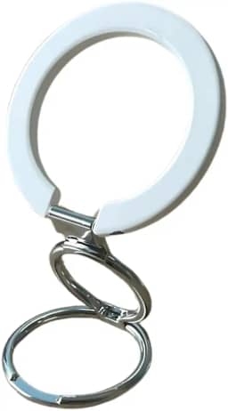 Suporte Duplo Celular Magsafe Magnético Mesa Branco