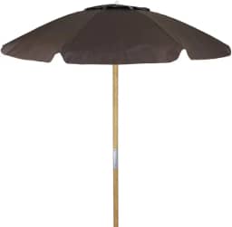 Guarda-Sol Bagum Vara De Madeira - 2,0 M - Marrom