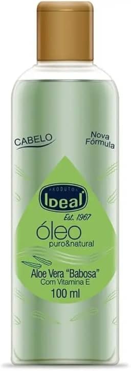 Óleo Cabelo Vegetal Babosa 100Ml -Ideal