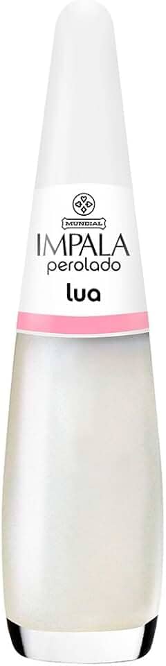 Esmalte Perolado Lua, Impala Cosmeticos, Branco