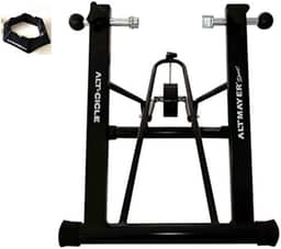 Rolo de Treino Bike Para Exercícios + base niveladora pneu dianteiro