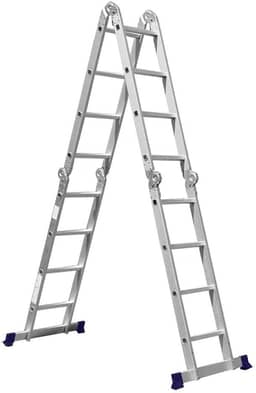 Mor - Escada Multif. Com Plataforma 4X4 16 Degraus Nacional