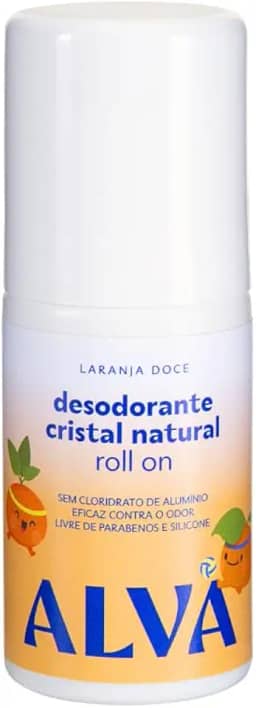 Alva Desodorante Roll On Infantil Laranja Doce 50ml Alva