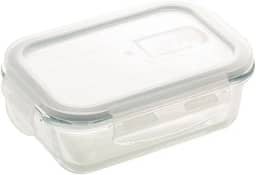 LYOR - Pote Hermético de Vidro Borossilicato Resistente a Calor com Tampa Plástica 370ml