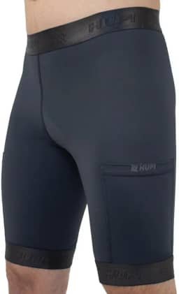 Bermuda de Compressao Masculina Hupi Run Pro, Cor: Preto, Tamanho: Xg