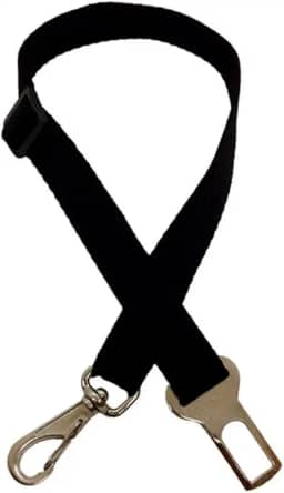 BVX Pet Cinto de Segurança Ajustável para Cães, Compatível com Todos os Carros, Preto