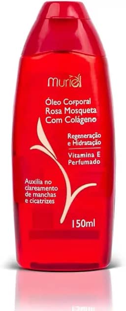Óleo Corporal Rosa Mosqueta Com Colageno Muriel - 150ml