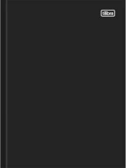 Tilibra - Tilibra Universitário - Caderno Brochura Capa Dura, 200x298mm, 200 Folhas, Negro (Pepper)