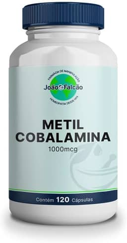 Vitamina B12 (Metilcobalmina) 1000mcg - 120 Caps Sublinguais