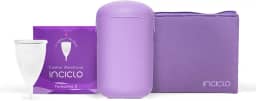 Kit Inciclo Completo: Coletor Menstrual (Tamanho A) + Cápsula Esterilizadora + Necessaire Neoprene | Silicone Hipoalergênico | Conforto e Higiene