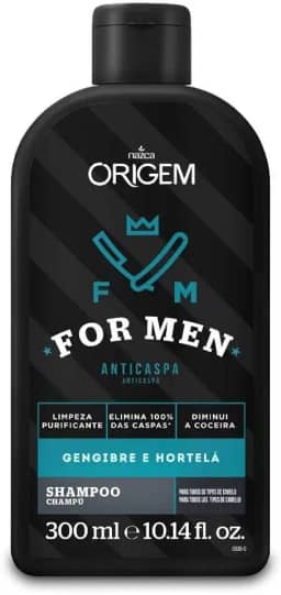 Origem For Men Shampoo Anticaspa 300Ml