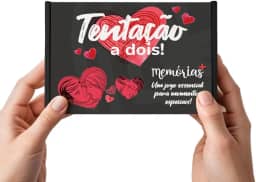 Jogo Tabuleiro Tentação a Dois - Jogo de Casal - Entretenimento- Brincadeira