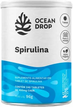 Spirulina Ocean Drop 240 cápsulas
