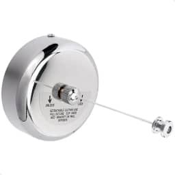 MEVS Varal Retrátil de Parede Invisível Aço INOX 2,7m Seca Roupas Lavanderia Apartamento Casa