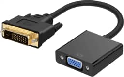 tv cabo dvi para vga conversor dvi-d para adaptador cabo dvi para vga para computador cabo adaptador dvi-d para vga televisão vídeo cabeça masculina homem e mulher