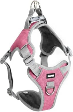 Coleira Peitoral Antipuxão para Cachorro MADOG Comfort (Rosa, M)