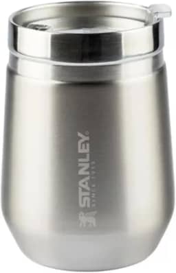Stanley - Copo Térmico Everyday, 296ml, para Bebidas Quentes e Frias com Tampa, Stainless Steel